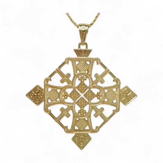 Luxurious Square Crosses Necklace