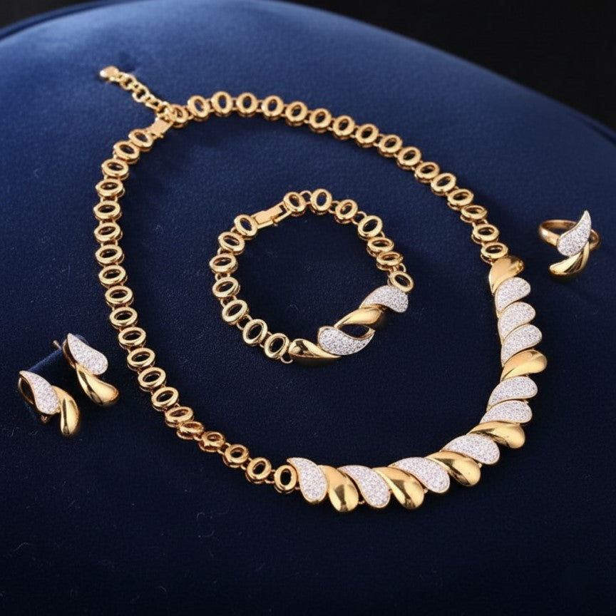 Luxurious Trendy Crystal Set