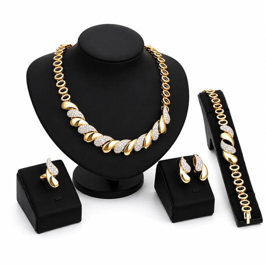 Luxurious Trendy Crystal Set