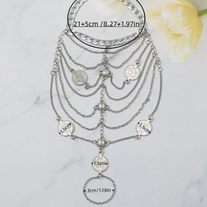 Metal Coin Anklet