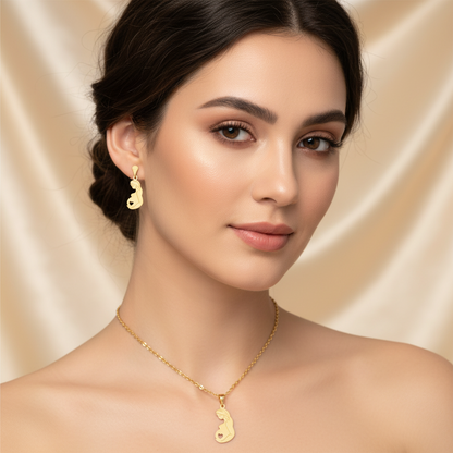 Heart Pendant Necklace – Mother Gift Set