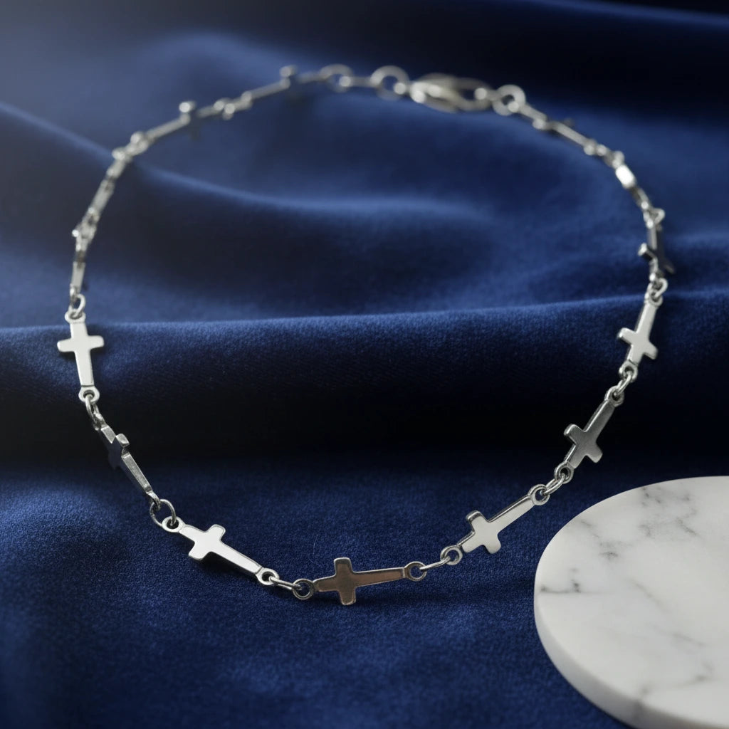 Multi Simple Crosses Necklace – Beirut Jewel Store