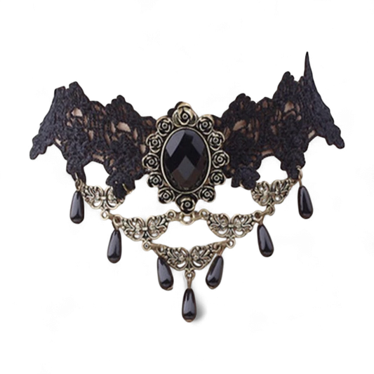Neck Black Necklace - Model 3
