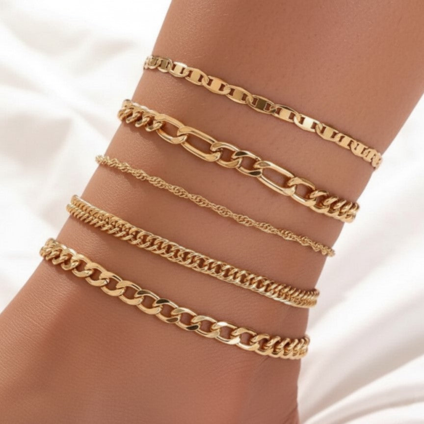 New Gold Anklets