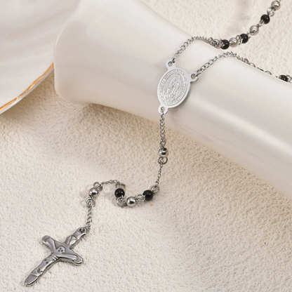 New Design Rosary Necklace With Cross – 3 Models