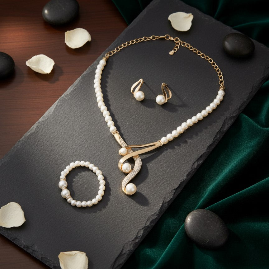 Pearl New Jewelry Set
