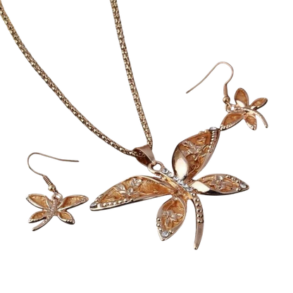 Pretty Dragonfly Shape Jewelry Set