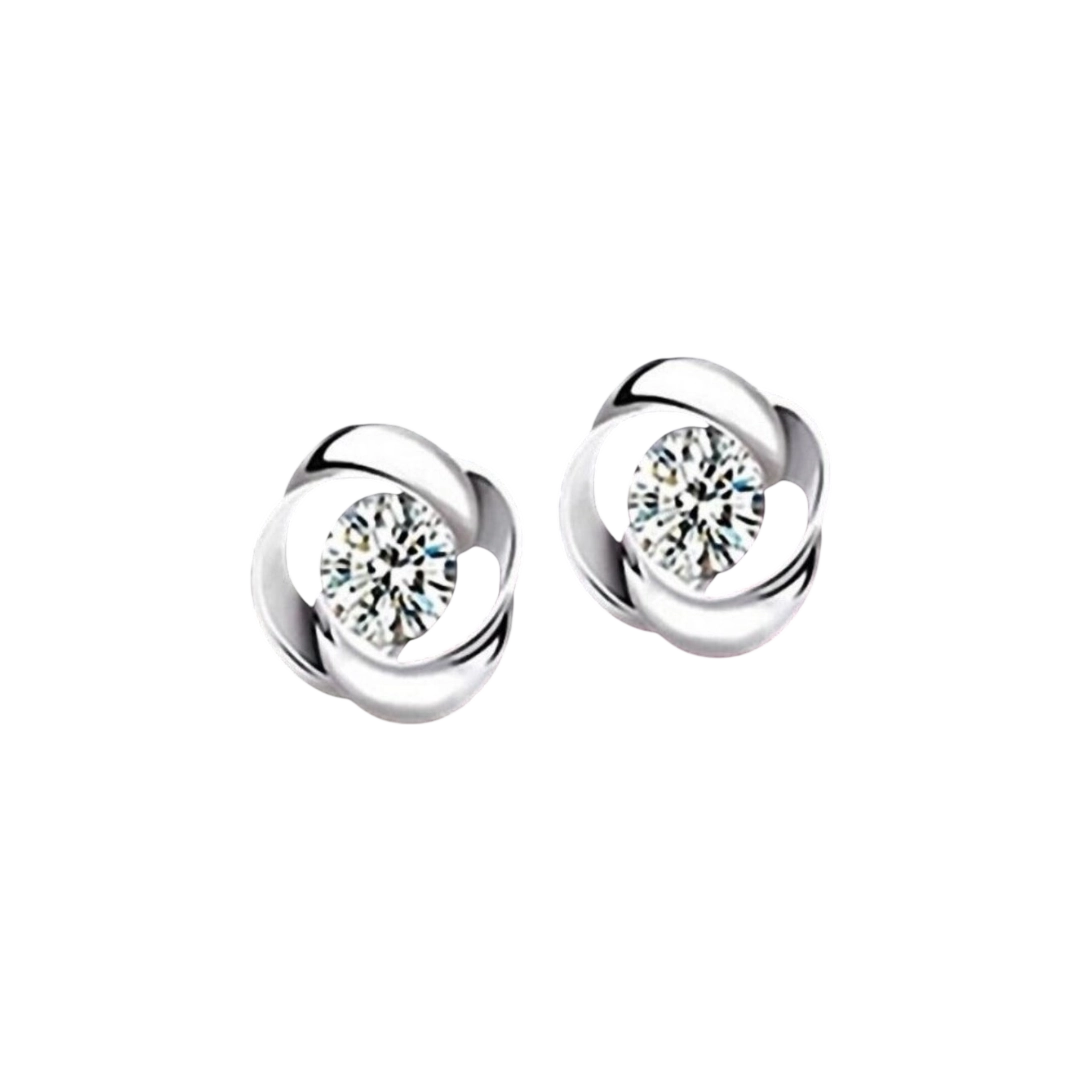 Retro Classic Zircon Earrings
