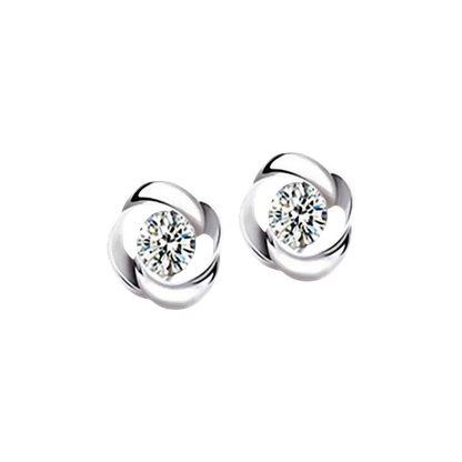 Retro Classic Zircon Earrings