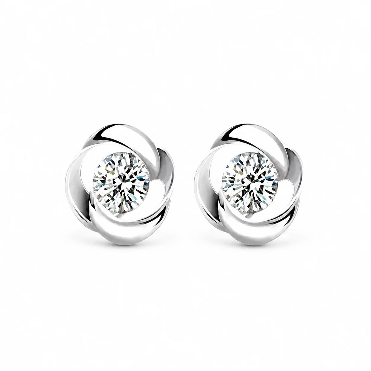 Retro Classic Zircon Earrings