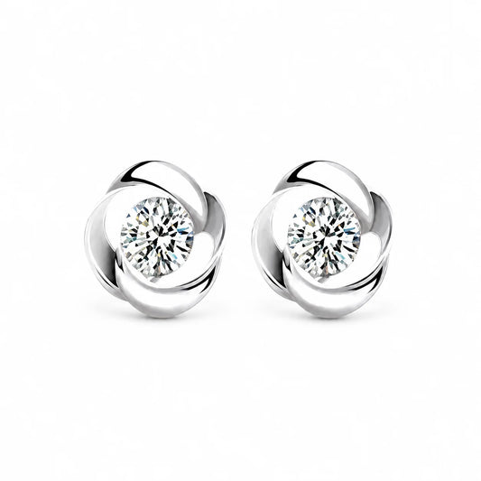 Retro Classic Zircon Earrings