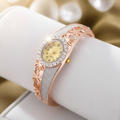 Rhinestone Flower Watch