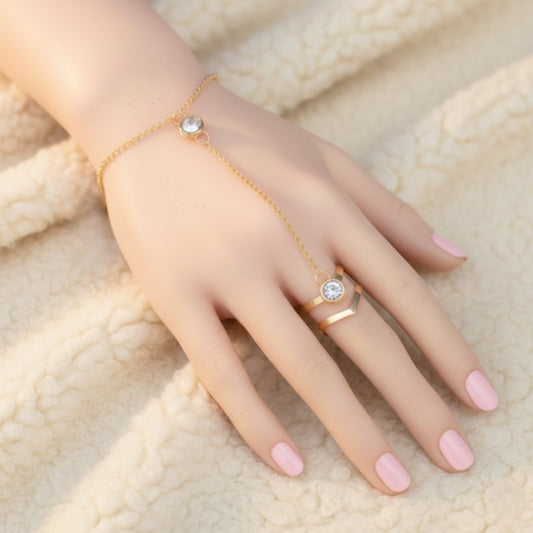 Ring Bracelet Chain - Model 2