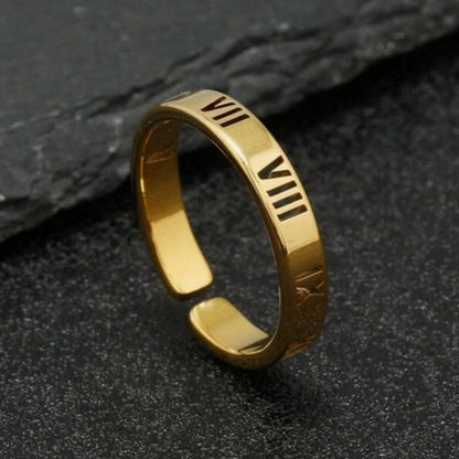 Roman Numeral Ring