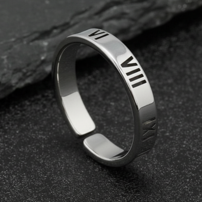 Roman Numeral Ring