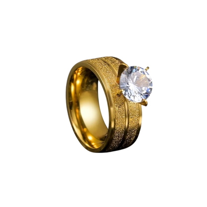 Romantic Classic Crystal Ring