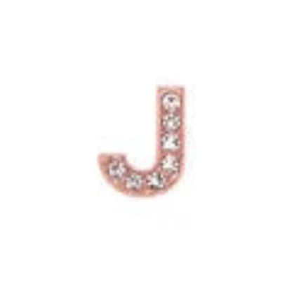 Rose Gold Letter Charm