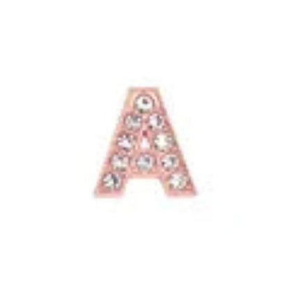 Rose Gold Letter Charm