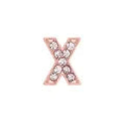 Rose Gold Letter Charm