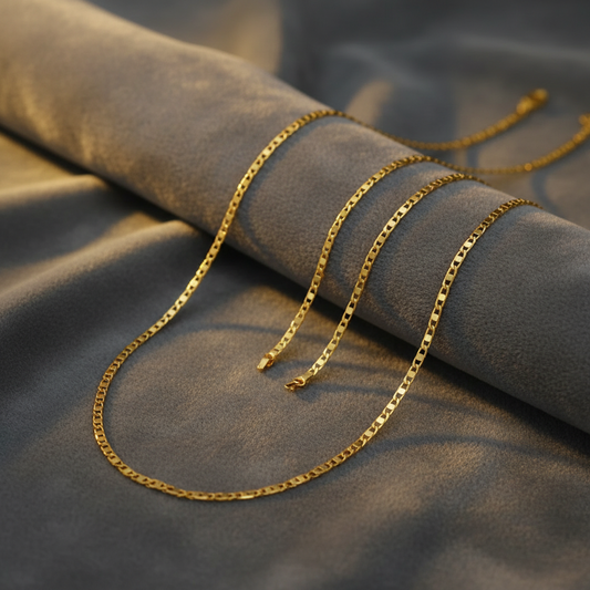 Braided Necklace & Bracelet Set - Model 12