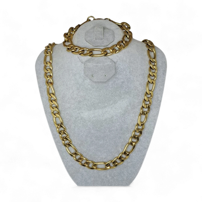 Braided Necklace & Bracelet Set - Model 14