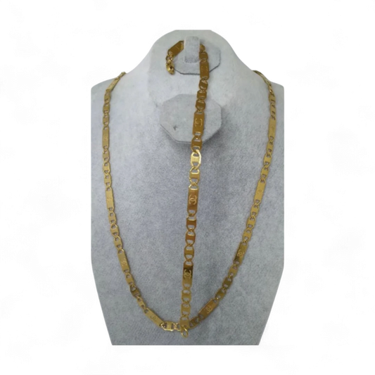Braided Necklace & Bracelet Set - Model 5