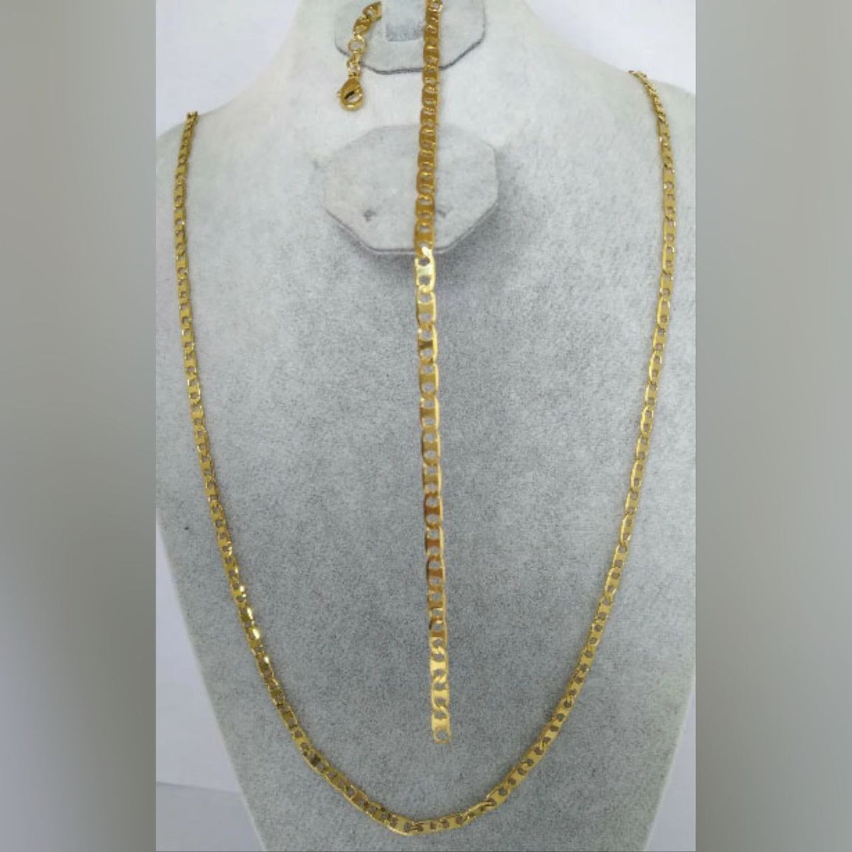Braided Hardwood Necklace And Bracelet Set – Model 9