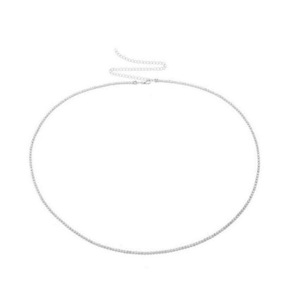 Silver Geometric Waist Necklace