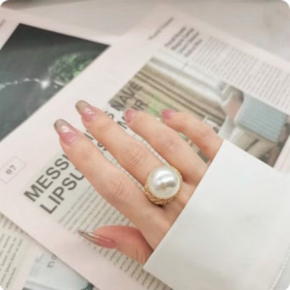 Super Large Pearl Ring