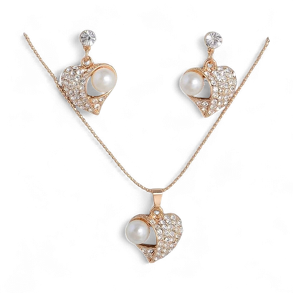 Sweet Heart Pearl Set