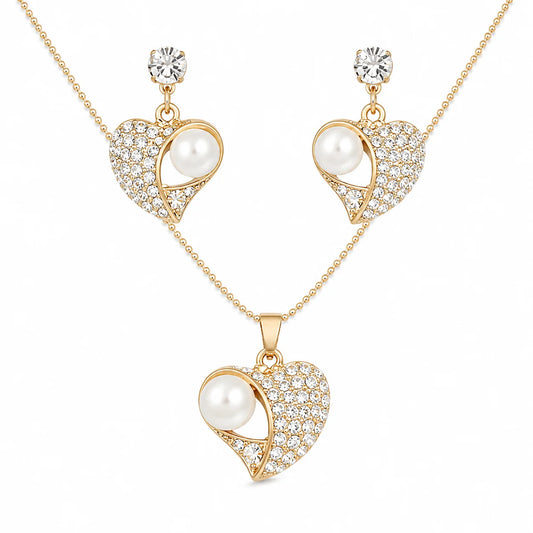Sweet Heart Pearl Set