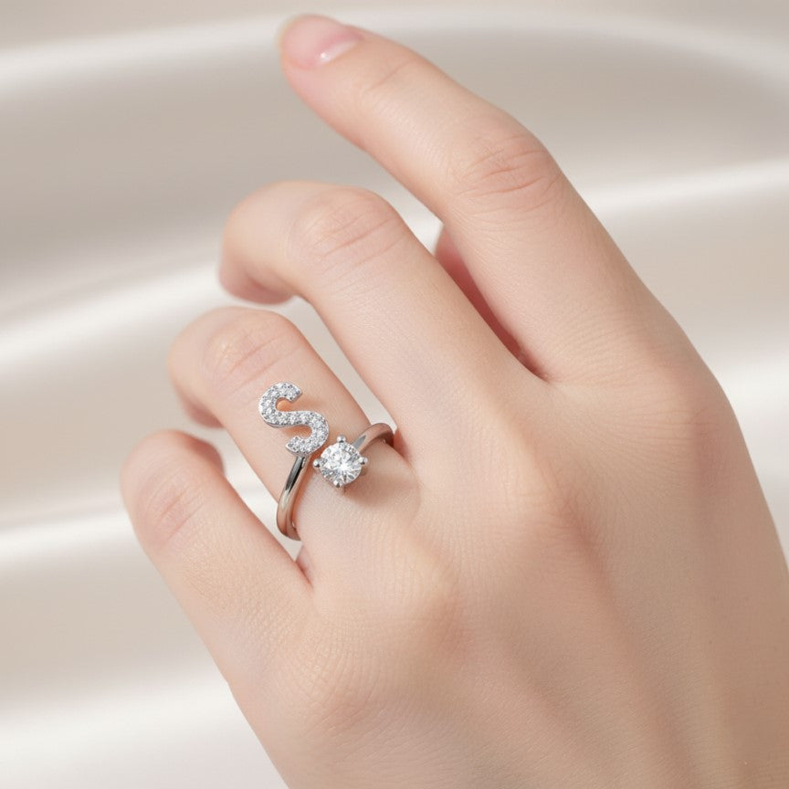 Trendy Letter Ring