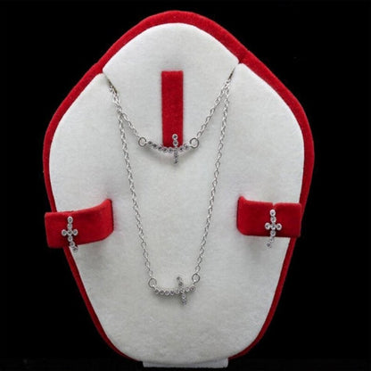 Twisted Shiny Cross Bracelet