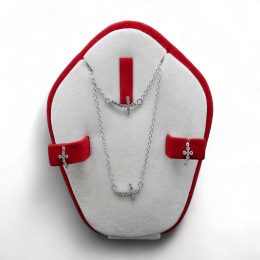 Twisted Shiny Cross Set