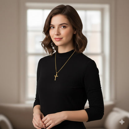 Very Simple Cross Necklace