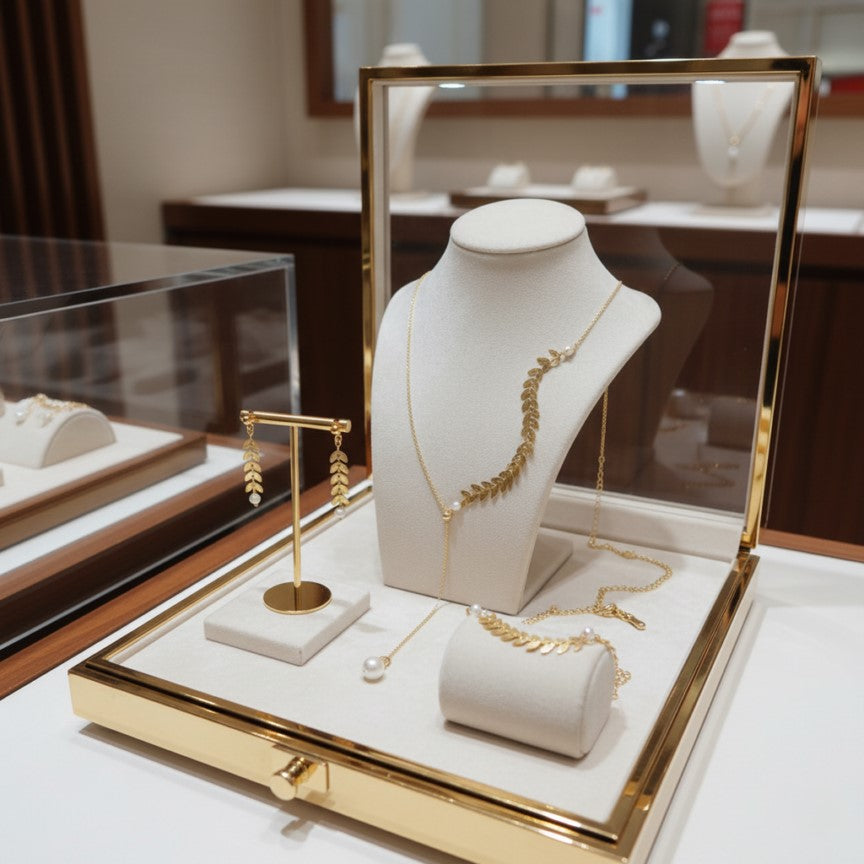 Wheat Gold Jewelry Set