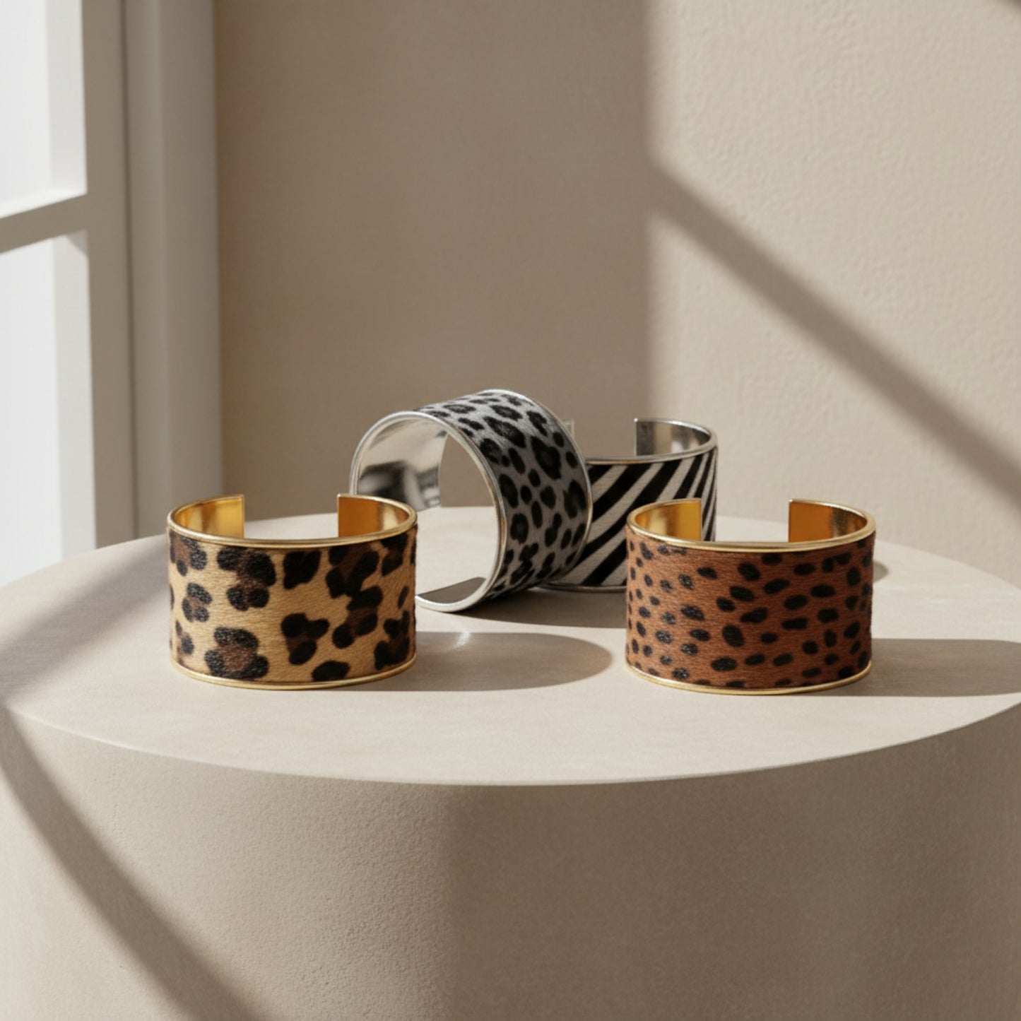 Wild Prints Statement Cuffs