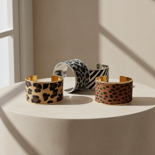 Wild Prints Statement Cuffs