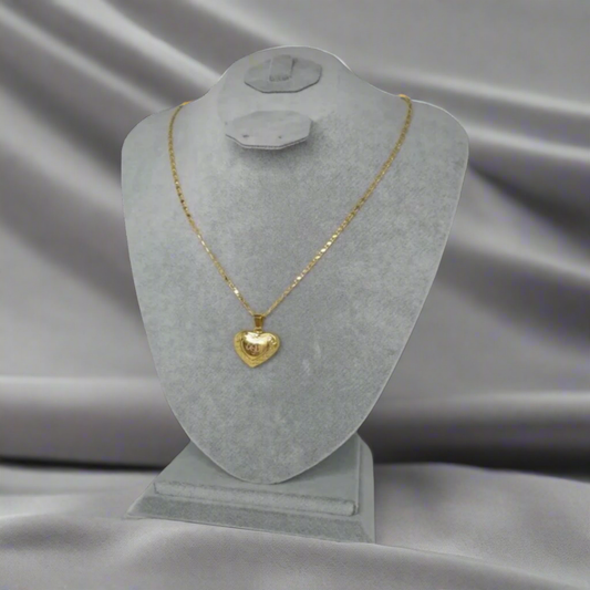 Allah Heart Frame Necklace