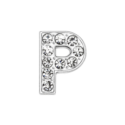 Silver Letter Charm