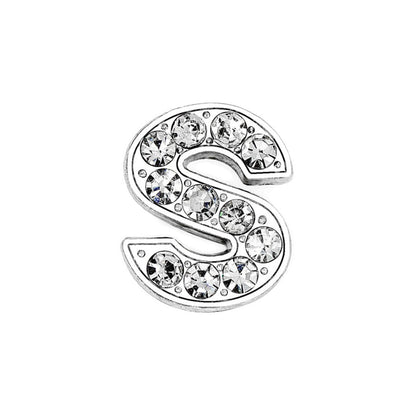 Silver Letter Charm