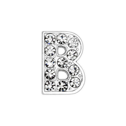 Silver Letter Charm