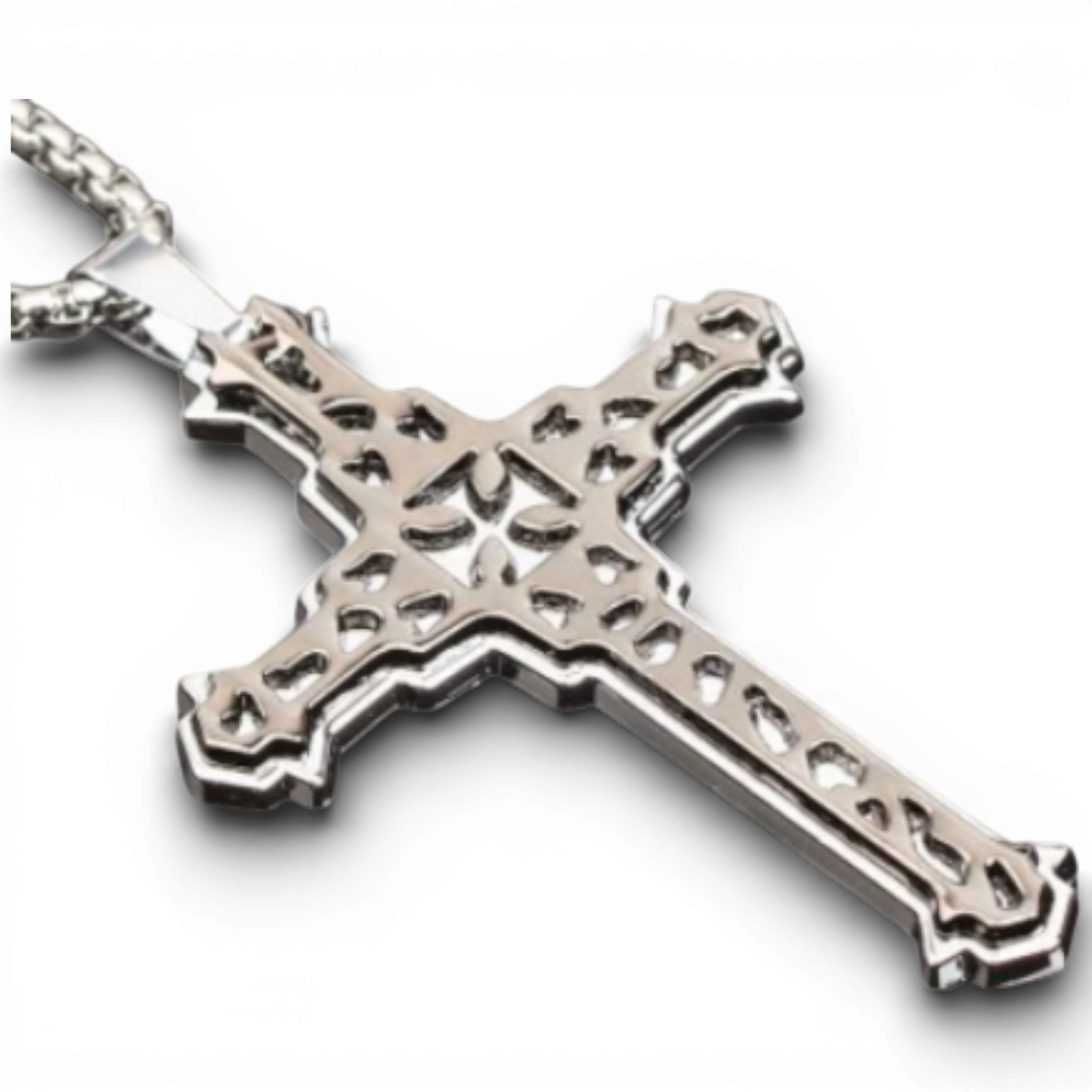 Elegant Silver Cross Pendant