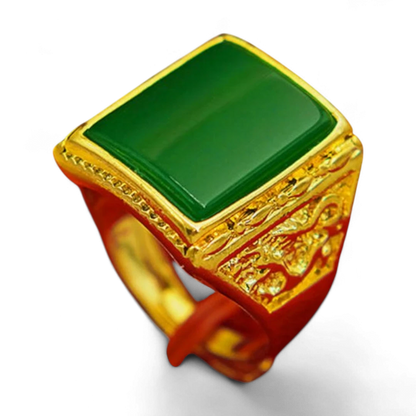 Men’s Geometric Big Stone Ring