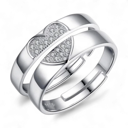 Double Love Couple Rings