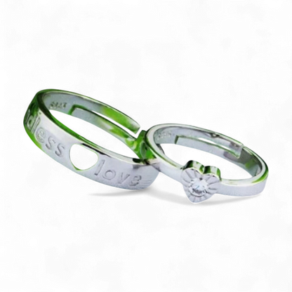 Endless Love Adjustable Couple Rings