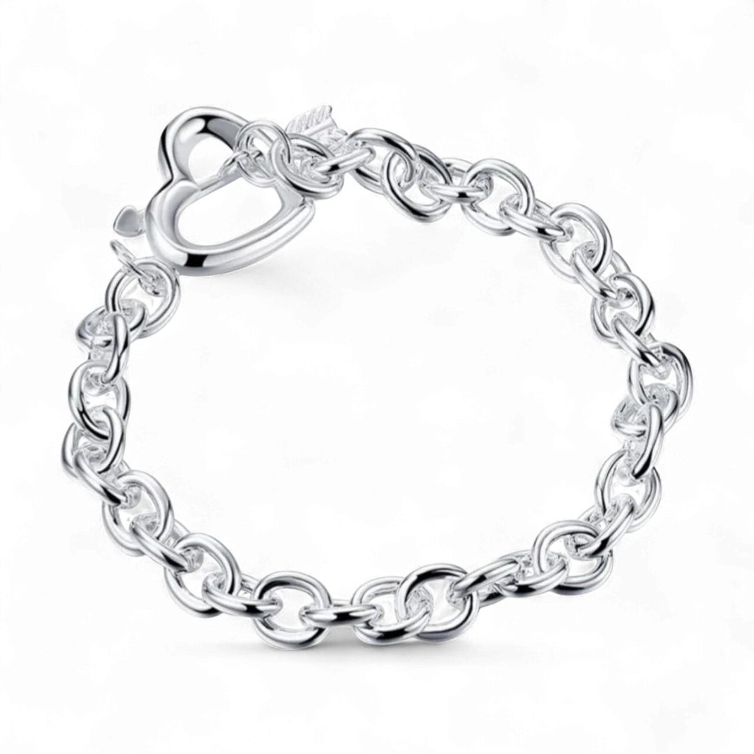 Arrow Heart Chain Bracelet