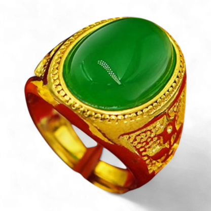 Men’s Geometric Big Stone Ring