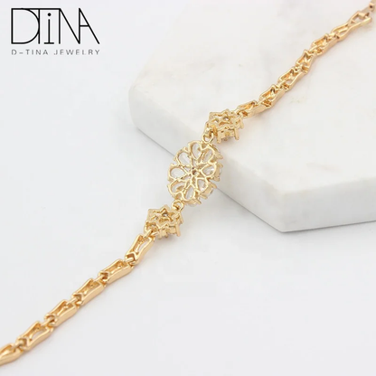Fashion Flower Charm Bracelet New