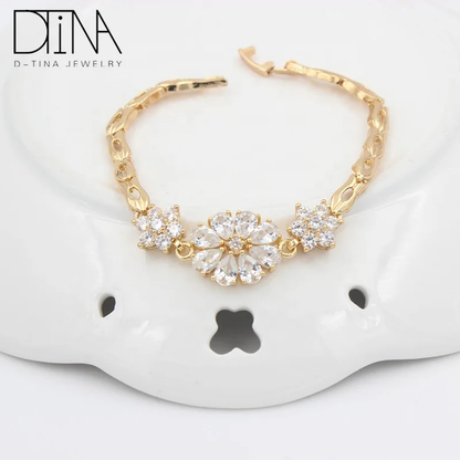 Fashion Flower Charm Bracelet New